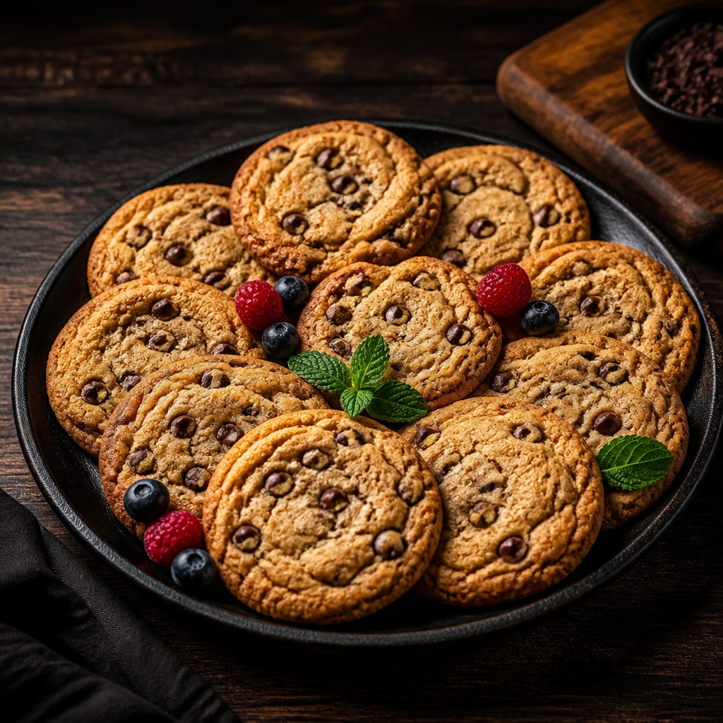 ONE DOZEN CHOCOLATE CHIP COOKIES