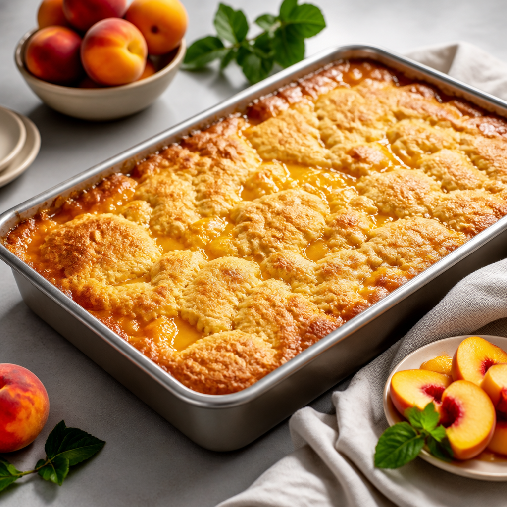 Peach Cobbler — Full Pan