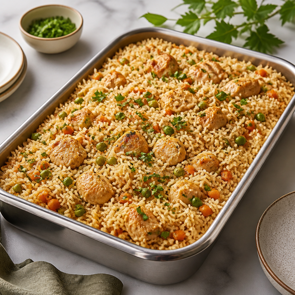 Chicken Perlow Rice — Half Pan