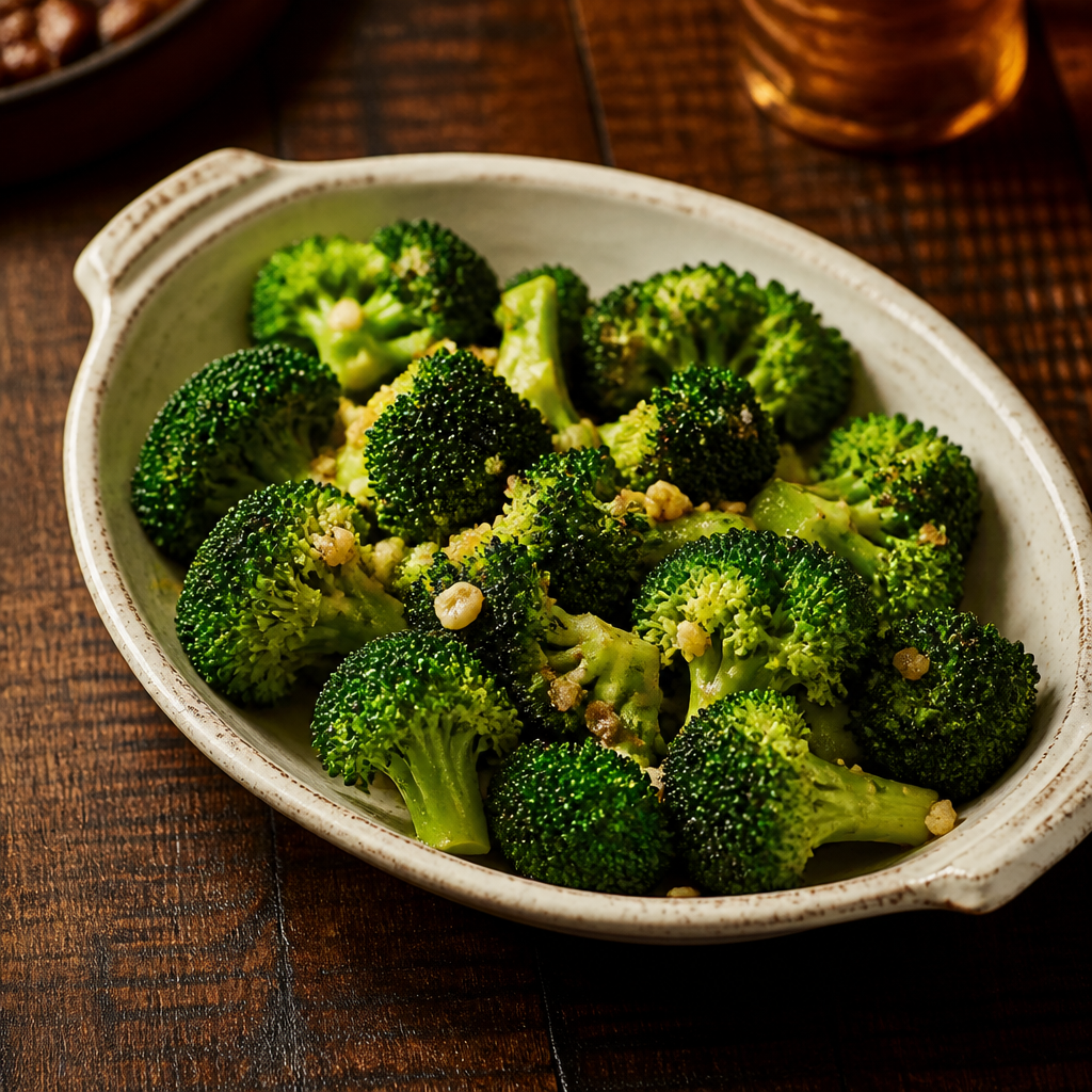 Fresh Broccoli with Garlic Butter