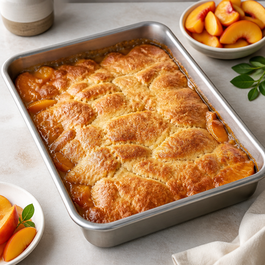 Peach Cobbler — Half Pan