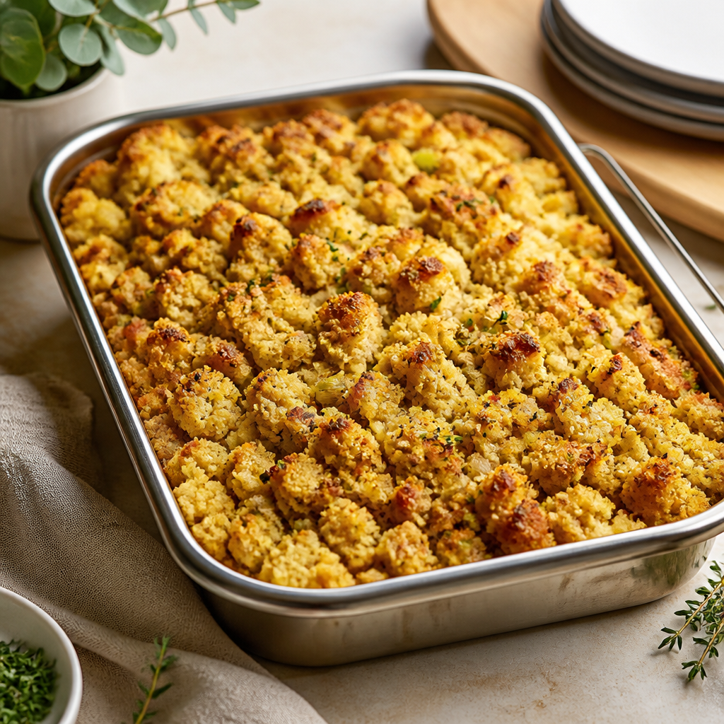 Cornbread Dressing — Full Pan